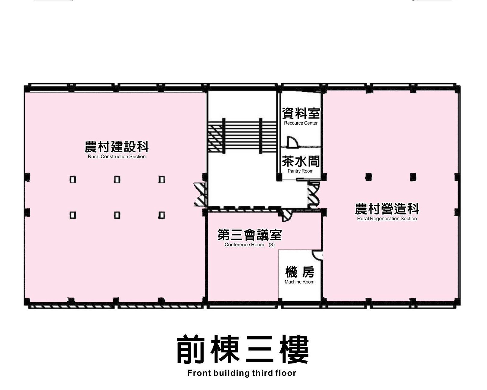 大樓配置全景平面圖